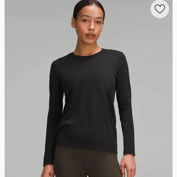 Lululemon Swiftly Relaxed Long Sleeve Top in Black (Size 2) - Picture 7 of 7